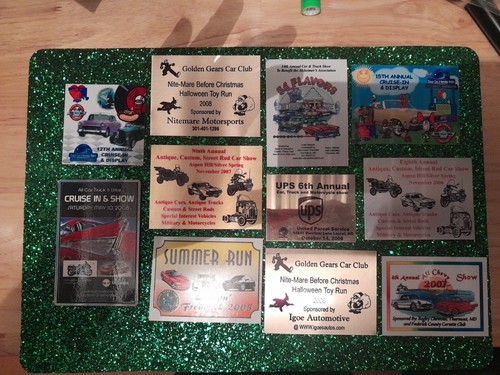 Car show plaque - plaque, lot