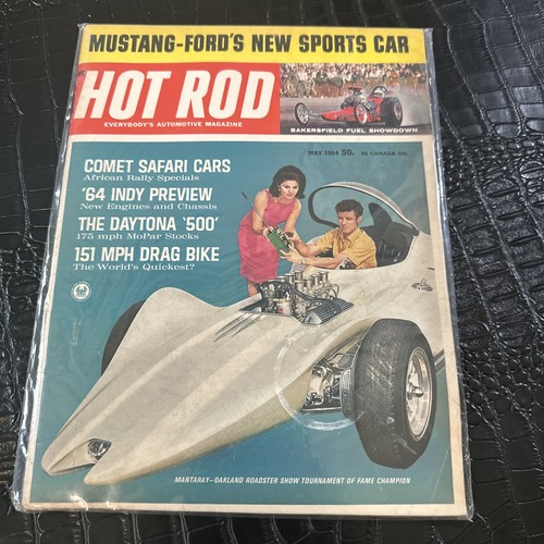 Hot rod magazine may - magazine, 1964