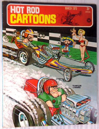 Hot rod cartoons - hot, magazine