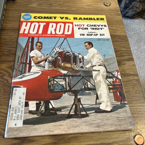 Hot rod magazine 1960 june - magazine,