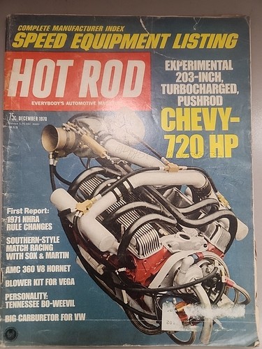 Hot rod dec 1970 specialty - rod,