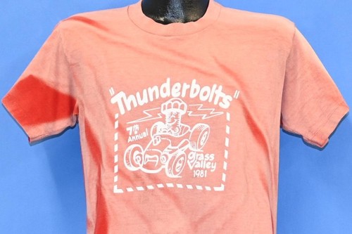 Vtg 80s faded thunderbolts hot - vtg,