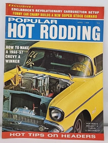 Popular hot rodding magazine - hot,