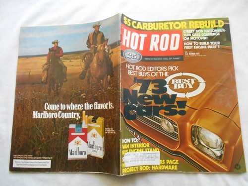 Hot rod magazine october 1972 - rod, magazine-october