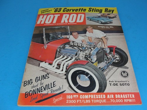 Hot rod magazine october 1962 - rod,