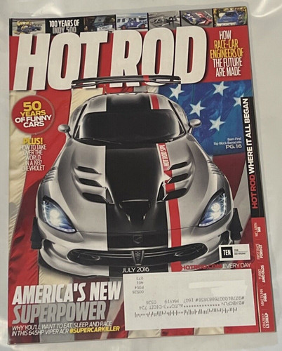 Hot rod july 2016 - 2016, america's