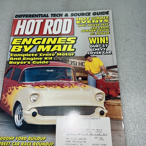 Hot rod magazine november - magazine,