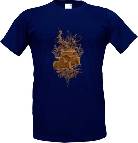 Navy blue shirt - t, a