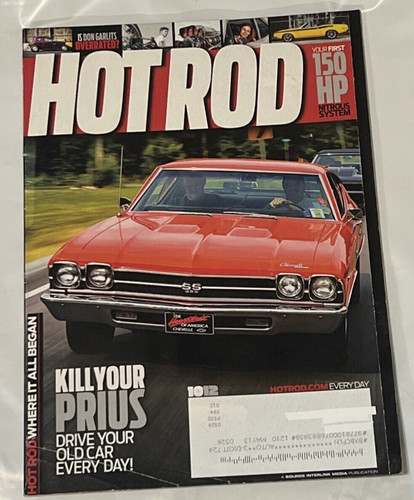 Hot rod magazine october - magazine,
