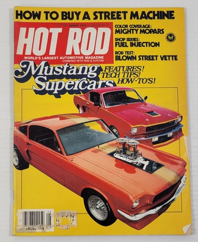 Hot rod magazine august - magazine,