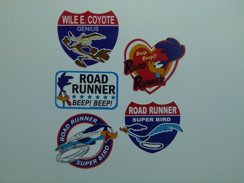 Road runner stickers xxl - 5x,