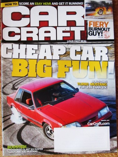Car craft magazine - magazine, january