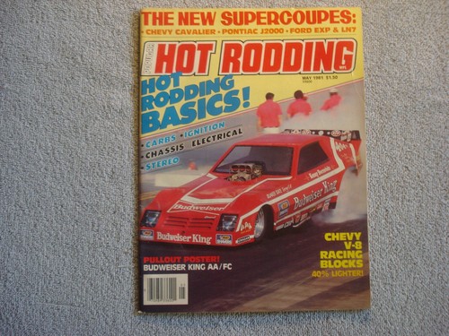 Popular hot rodding 1981 may - hot,