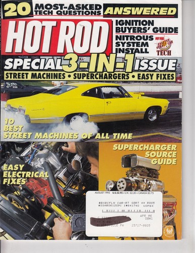 August 1995 hot rod nomad - rod, 57