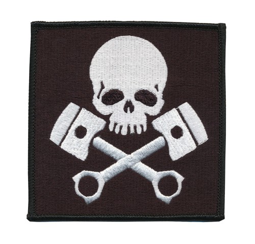 Skull pistons embroidered - pistons,