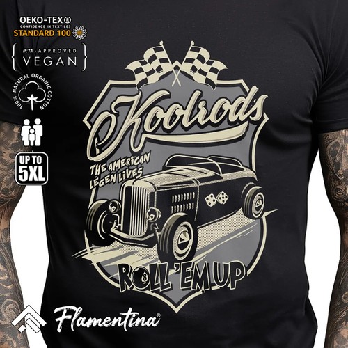 Hotrod mens tshirt classic - hotrod,