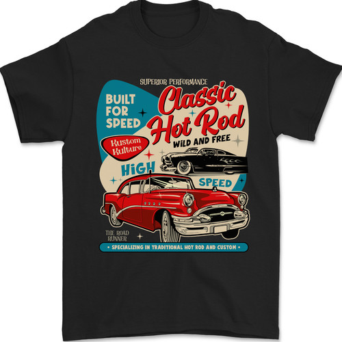 Classic hot rod wild free - hot, &