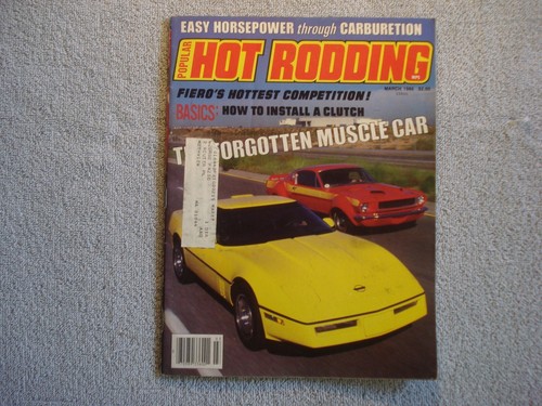 Popular hot rodding 1986 march - rodding,