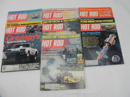 1975 hot rod magazine lot - 1975,
