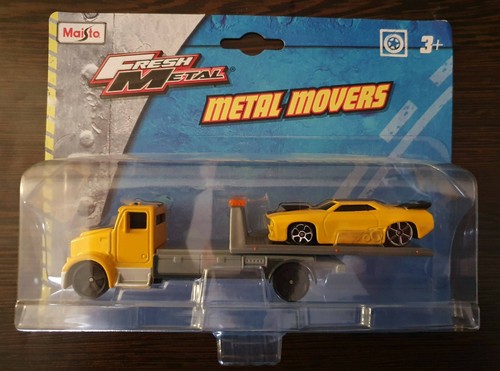 Maisto metal movers yellow - metal, movers,