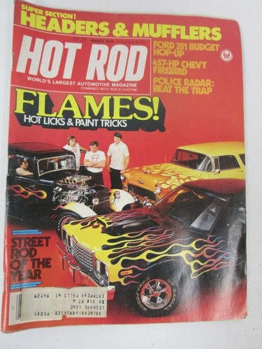 Hot rod magazine - magazine, march