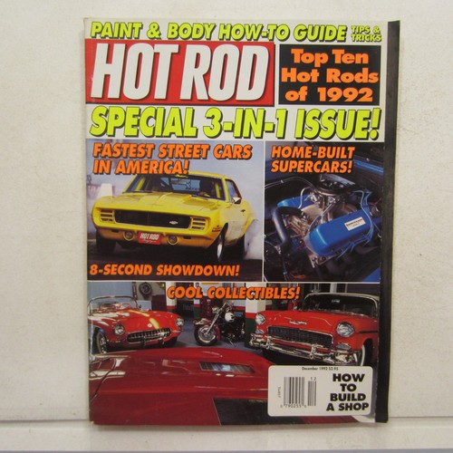 Hot rod magazine dec 1992 - magazine,