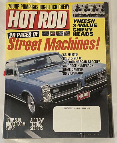 Hot rod magazine june 1999 - rod,