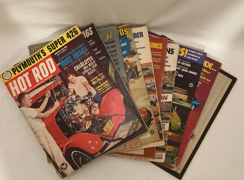 Vintage hot rod magazine lot - rod,