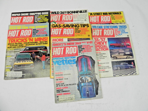 1974 hot rod - magazine, lot