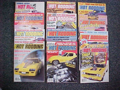 Popular hot rodding magazine - rodding,