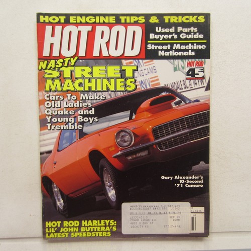 Hot rod magazine oct - hot, 1993