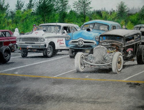 Rat rods race day - rods,, classic