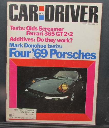 March 1969 car driver - march, &