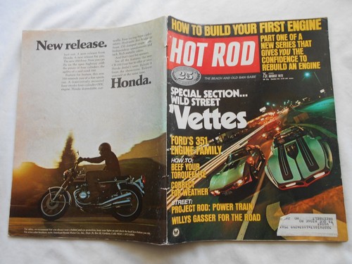 Hot rod magazine august 1972 - rod,