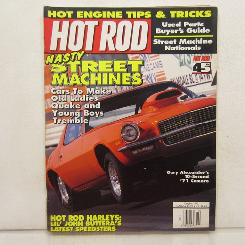 Hot rod magazine oct 1993 - rod,