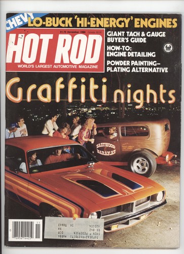 Hot rod november - 1982, graffiti