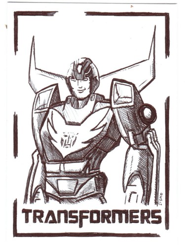 Aceo art sketch card - art,