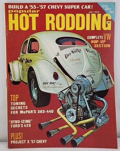 Popular hot rodding magazine - rodding,