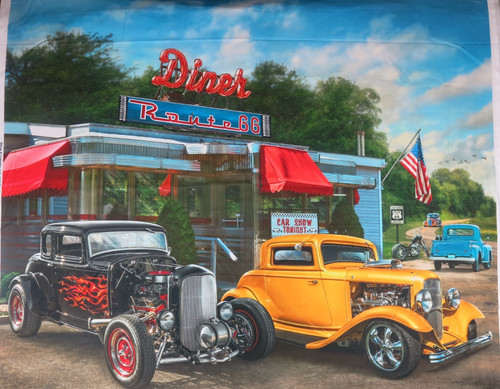 Nostalgic american diner - american,