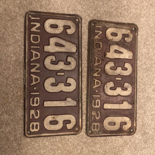 Pair vintage 1928 rustic - vintage,