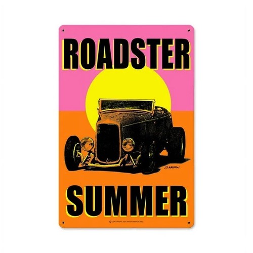 Roadster summer metal - summer, sign