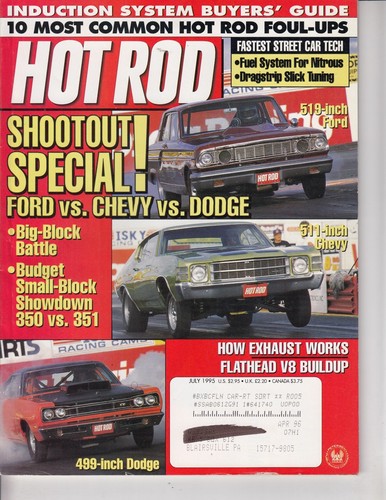 July 1995 hot rod daytona - july,