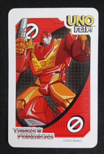 Uno flip transformers card - uno,