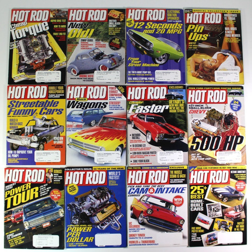 Hot rod magazine lot bundle - magazine,