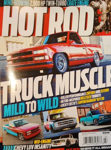 Hot rod magazine july - hot,