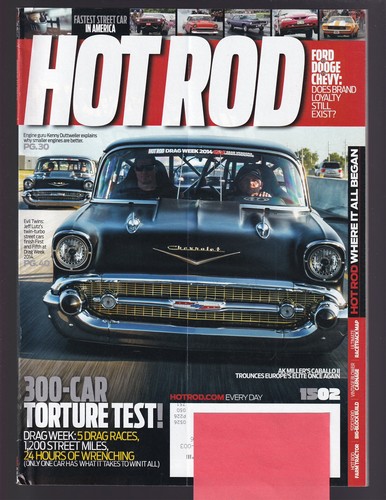 Hot rod magazine february - rod,