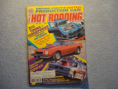 Popular hot rodding 1987 may - hot,