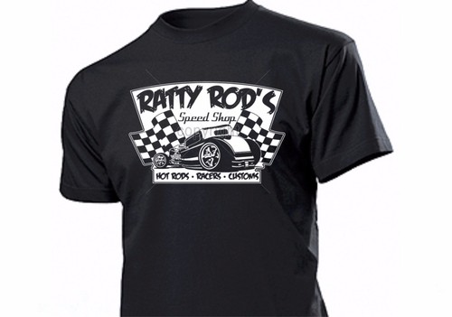 Ratty rods speed shop - t, shirt