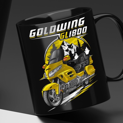Coffee mug for honda gl1800 - mug,