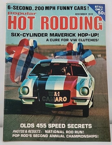 Popular hot rodding magazine - hot,